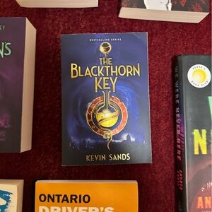 The Blackthorn Key (first three books) third signed!